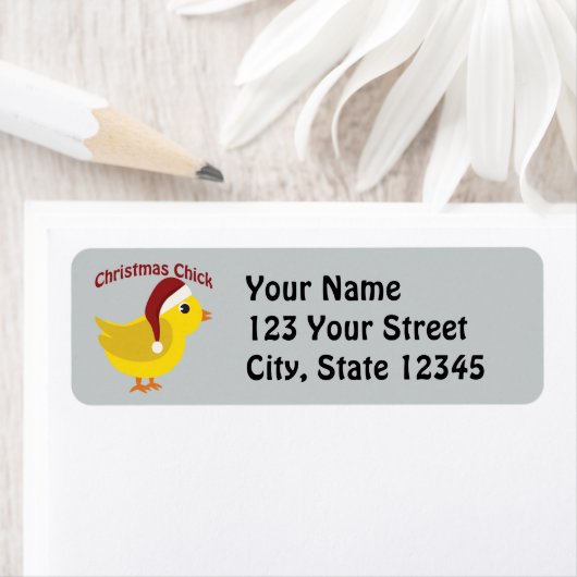 Kerstkuiken Etiket (Insitu)