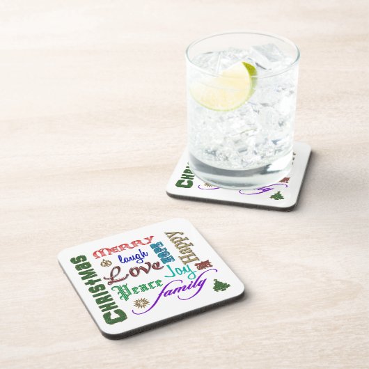 kerstkunst bier onderzetter (Rechterzijde)