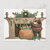 kerstkunst feestdagenkaart (Voorkant)