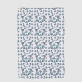 kerstkunst golfhanddoek (Voorkant)