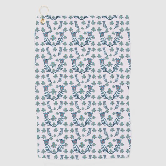 kerstkunst golfhanddoek (Voorkant)