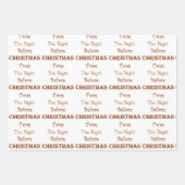 kerstkunst inpakpapier vel (Voorkant 2)