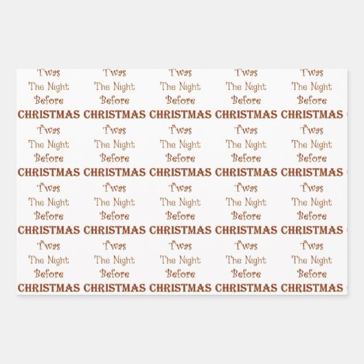 kerstkunst inpakpapier vel (Voorkant 2)