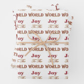 kerstkunst inpakpapier vel (In situ)