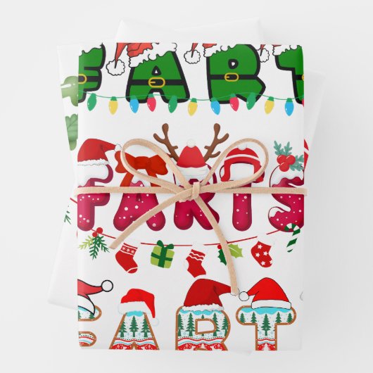 Kerstkunst Inpakpapier Vel (In situ)