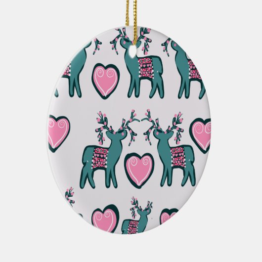 kerstkunst keramisch ornament (Rechts)