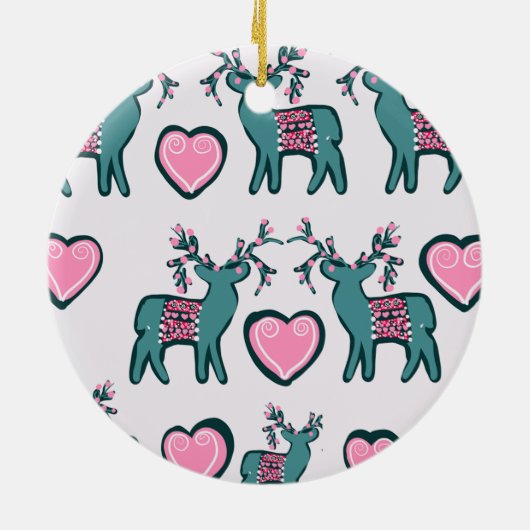 kerstkunst keramisch ornament (Achterkant)