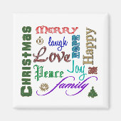 kerstkunst magneet (Voorkant)