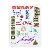 kerstkunst magneet (Verticaal)