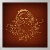 Kerstkunst met kerstmis als illustratie poster (Voorkant)