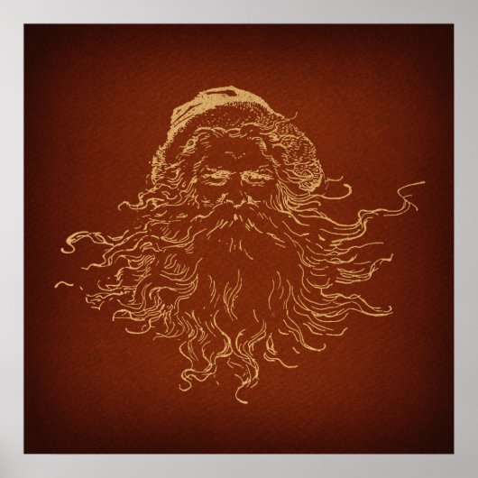 Kerstkunst met kerstmis als illustratie poster (Voorkant)