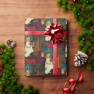 kerstkunst met Retro Cadeaupapier