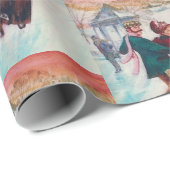 kerstkunst met rolkunst cadeaupapier (Rol Hoek)