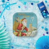 kerstkunst papieren bordje (Feest)