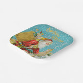 kerstkunst papieren bordje (Gebogen)