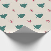 Kerstkunst Patroon met kerstmis Cadeaupapier (Hoek)