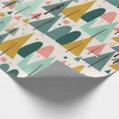 Kerstkunst Plant Kunst Een kerstboom Cadeaupapier (Hoek)