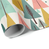 Kerstkunst Plant Kunst Een kerstboom Cadeaupapier (Rol Hoek)