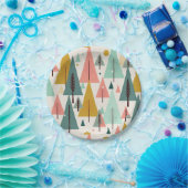 Kerstkunst Plant Kunst Een kerstboom Papieren Bordje (Feest)