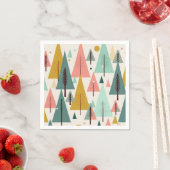 Kerstkunst Plant Kunst Een kerstboom Servet (Insitu)