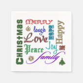 kerstkunst servet (Voorkant)