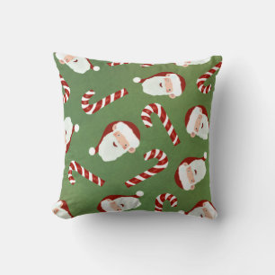 Kerstkunst Snoep voor kerstmis met kerstmis met ke Kussen