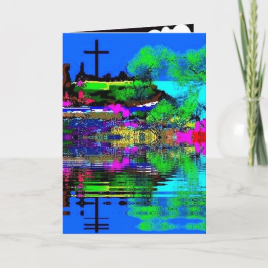 Kerstkunst speciale Wenskaarten Feestdagen Kaart (Voorkant)