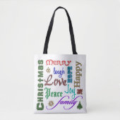 kerstkunst tote bag (Voorkant)