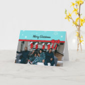 Kerstkunst Unieke vakantie fotokaarten persoonlijk Kaart (Gele Bloem)