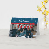 Kerstkunst Unieke vakantie fotokaarten persoonlijk Kaart (Gele Bloem)