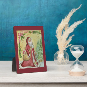 kerstkunstschildpad fotoplaat