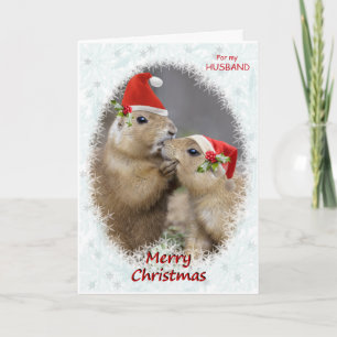 kerstkus Kaart HUSBAND