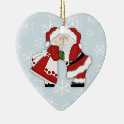 Kerstkus Keramisch Ornament (Rechts)