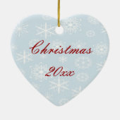 Kerstkus Keramisch Ornament (Achterkant)