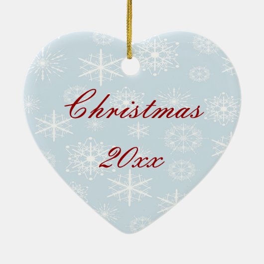 Kerstkus Keramisch Ornament (Achterkant)