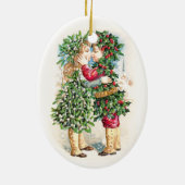 Kerstkus Keramisch Ornament (Achterkant)