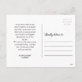 Kerstkusjes met warme wensen | Mistsletoe Bedankt Feestdagenkaart (Achterkant)