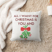 KERSTKUSSEN- ALLES WAT IK MET KERST WIL IS JIJ & M KUSSEN (Deken)