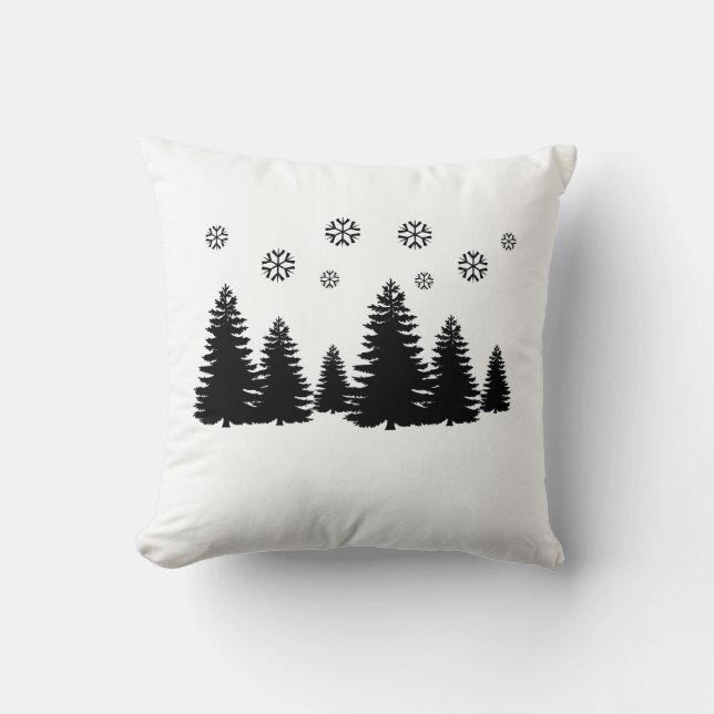 Kerstkussen-Bomen Kussen (Voorkant)