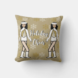 Kerstkussen Goud / Wit #2 Kussen