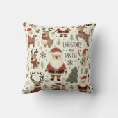 kerstkussen kussen (Achterkant)