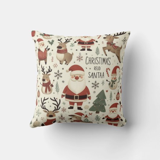 kerstkussen kussen (Achterkant)