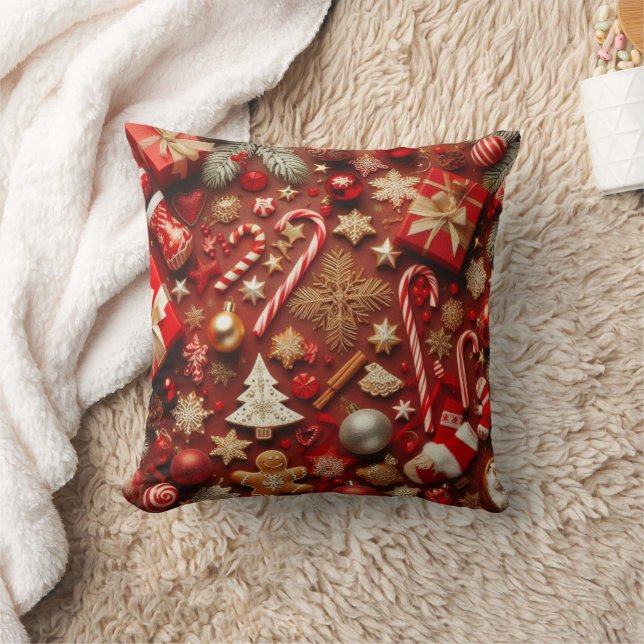 kerstkussen kussen (Deken)