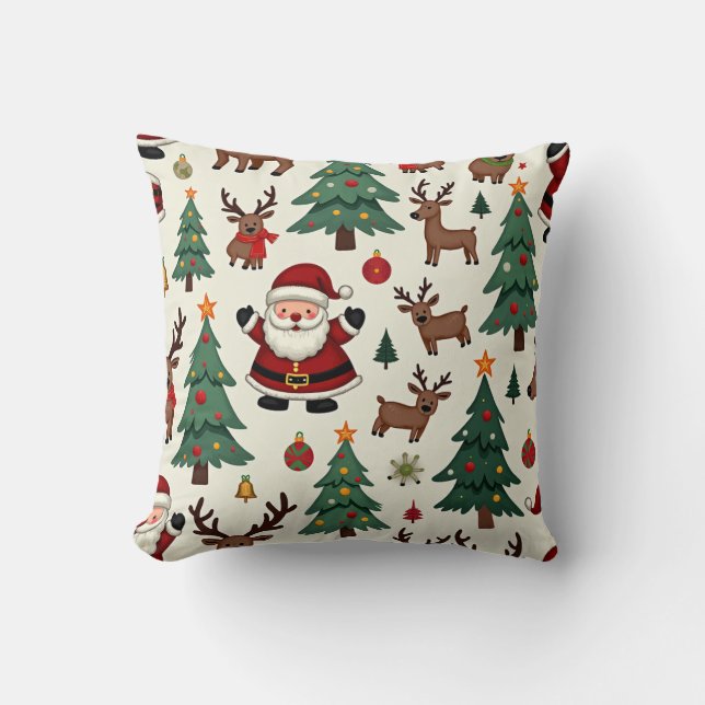 kerstkussen kussen (Voorkant)