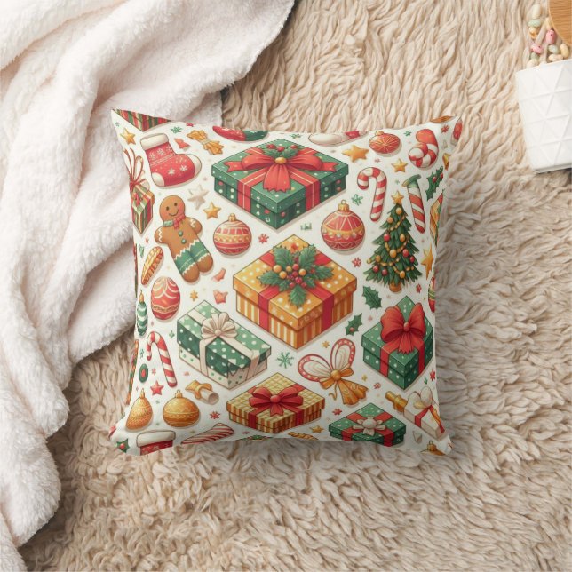 kerstkussen kussen (Deken)