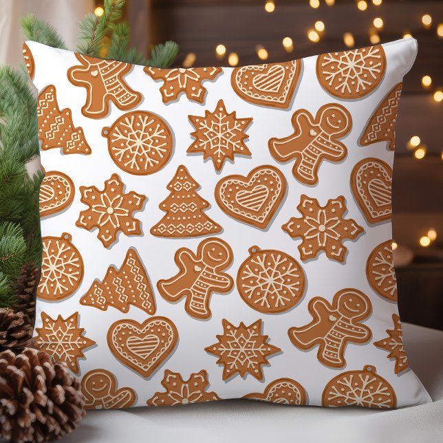 Kerstkussen met peperkoekjes kussen (Creator heeft geüpload)