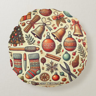 kerstkussen rond kussen