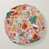 kerstkussen rond kussen (Achterkant)