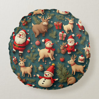 Kerstkussen Rond Kussen