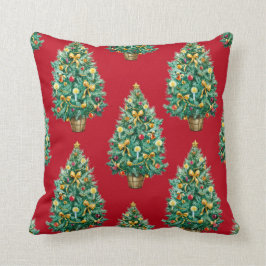 Kerstkussen (rood) kussen